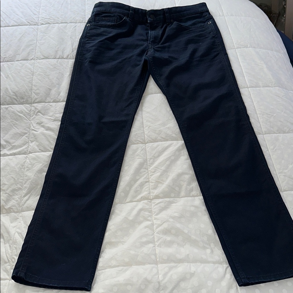 Boss Jeans Denim Delaware Slim Fit Dark Blue Wash 32 x 29.5